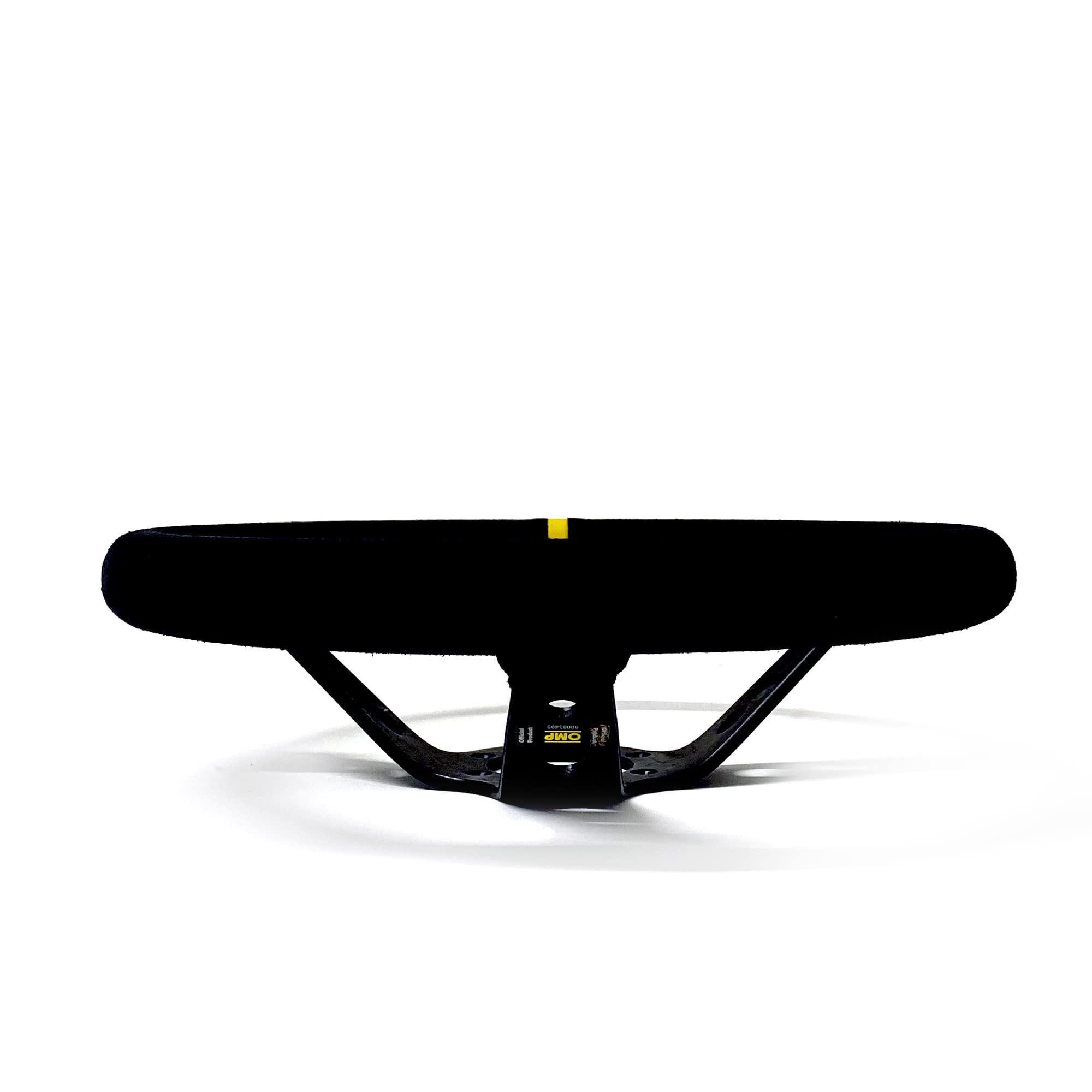 Omp OMPOD/2012/NN Gewölbte Lenkrad Korsika 330, Schwarz Aus Veloursleder mit Eloxierten Spokes