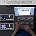TECHGEAR Surface Pro 12 Keyboard (2025), Slim Bluetooth Type Cover with Trackpad, 7-Color Backlit, Magnetic Attach, UK QWERTY, Wireless Keyboard Case for Microsoft Surface Pro 12 12"