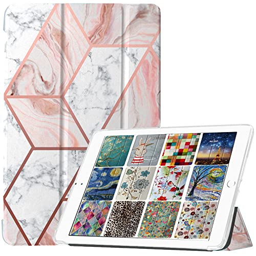 Image of DuraSafe Cases for iPad 10th Gen 10.9 inch 2022 TPU Cover A2696 A2757 A2777 MPQ13HN /A MPQ33HN /A MPQ03HN /A MPQ23HN /A MPQ93HN /A MPQC3HN /A MPQA3HN /A MQ6K3HN /A MQ6M3HN /A MQ6J3HN /A Printed Marble Pink