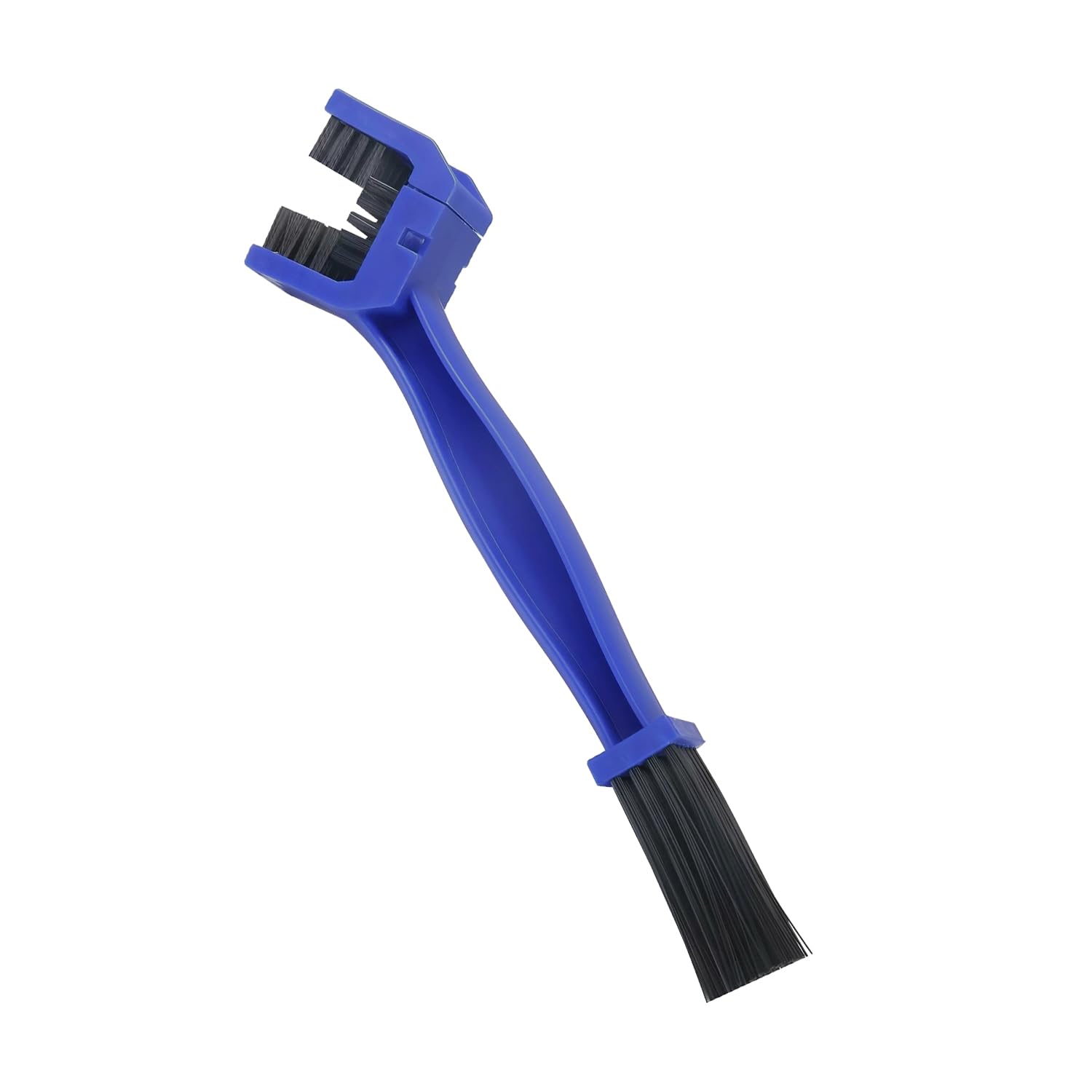 Cleanem Multi Purpose Bike Chain Cleaner Brush with Soft Long Nylon Bristles for Bicycle Motorcycle Cycle Chain Cleaning Tool for Sports Gear Wheel Maintenance Easy Use Durable Design (Blue)