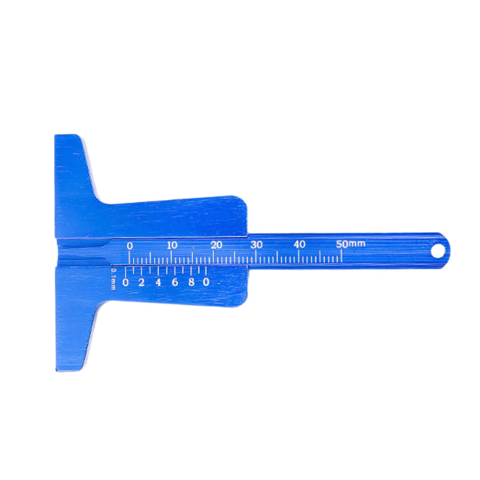 Rustproof Stainless Steel Tire Depth Gauge Measuring Tool Featuring Easy to Read Marking Ideal for Car and Bike Tires Tool Featuring Easy to Read Marking Ideal for Car and Bike Tires