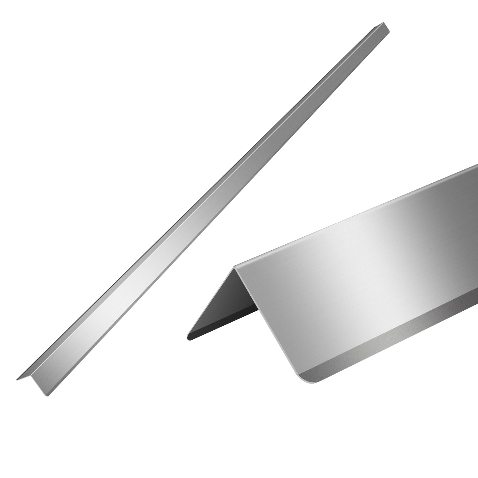 Stainless Steel Wall Corner Guard 2 x 2 x 48 inch 6 Pcs, Metal Wall Corner Protection Guards with 90-Degree Angle for Wall Protection and Decoration.