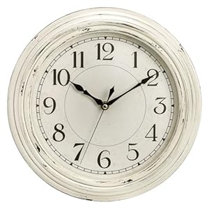 Peohud Silent Wall Clock, 12 Inch Vintage Non Ticking Quartz Battery Operated Round Clock, Rustic Wall Clock for Living Room Kitchen Home Office Classroom School Peohud Silent Wall Clock 12 Inch Vintage Non Ticking Quartz Battery Operated Round Clock Rustic Wall Clock for Living Room Kitchen Home Office Classroom School