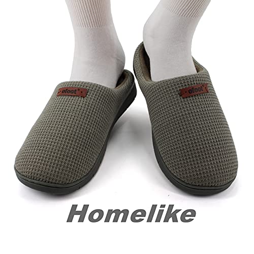 ofoot Comfortable and Supportive Women's Home Slippers with Memory Foam,Terry Cloth Lining Non-Slip TPR Outsole4