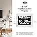 American Lifetime New 2025 Dementia Clock Large Digital Clock for Seniors, Large Display with Custom Alarms, Calendar Clock with Day & Date for Elderly, Clear Numbers Alzheimer Digital Clock White