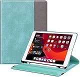 capa para ipad mini 1 Gira 360 grados a la funda para una posición flexible. Incluye portalápices y ranura para adaptadores de lápiz óptico, toma su lápiz y adaptador sin esfuerzo siempre que lo desees, para llevar fácilmente su lápiz óptico con su dispositivo. (Solo funda, otros accesorios no incluidos!)