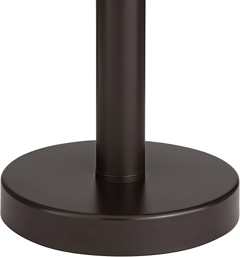 Miniatura 3 de Robbie - Juego de 2 lámparas de mesa modernas de 25 12 pulgadas de alto con puerto de carga USB, color bronce, metal, rebote, tambor, pantalla de