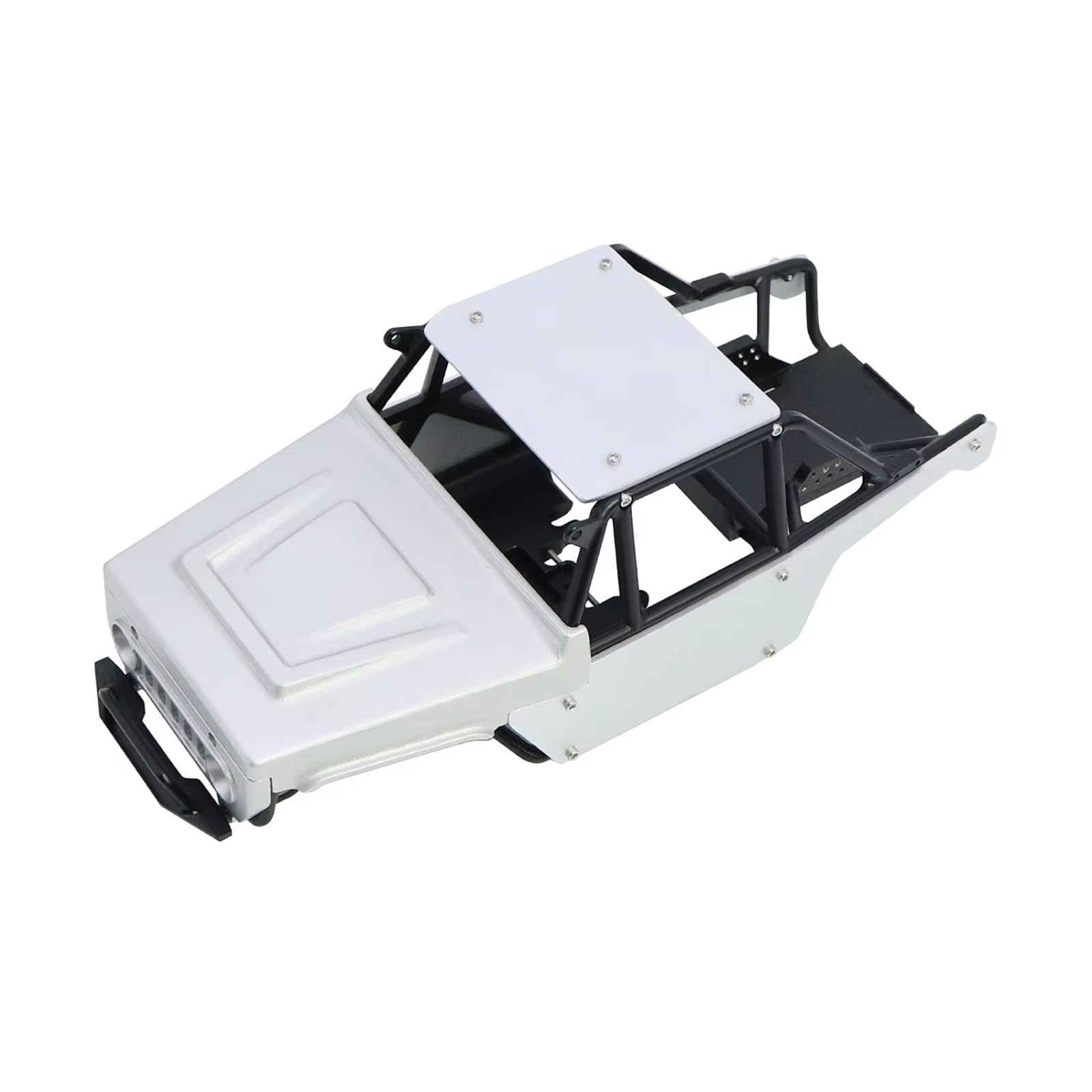 Compatible con SCX24 1/24 RC Crawler Coche Mejoras Piezas Chasis De Aluminio Rocas Jaula Pieza Tubo Carrocería para Piezas