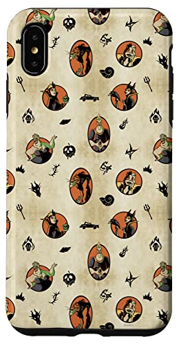 Coque iPhone XS Max Disney Villains édition spéciale Halloween motif chic