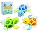 Yojoloin Baby Bathing Bath Vasca da Bagno Pool Toy, Baby Bathing Clockwork Turtle Anatra Bath Toys for Bambini ,Toddlers Boys Girls(5 Pezzi)