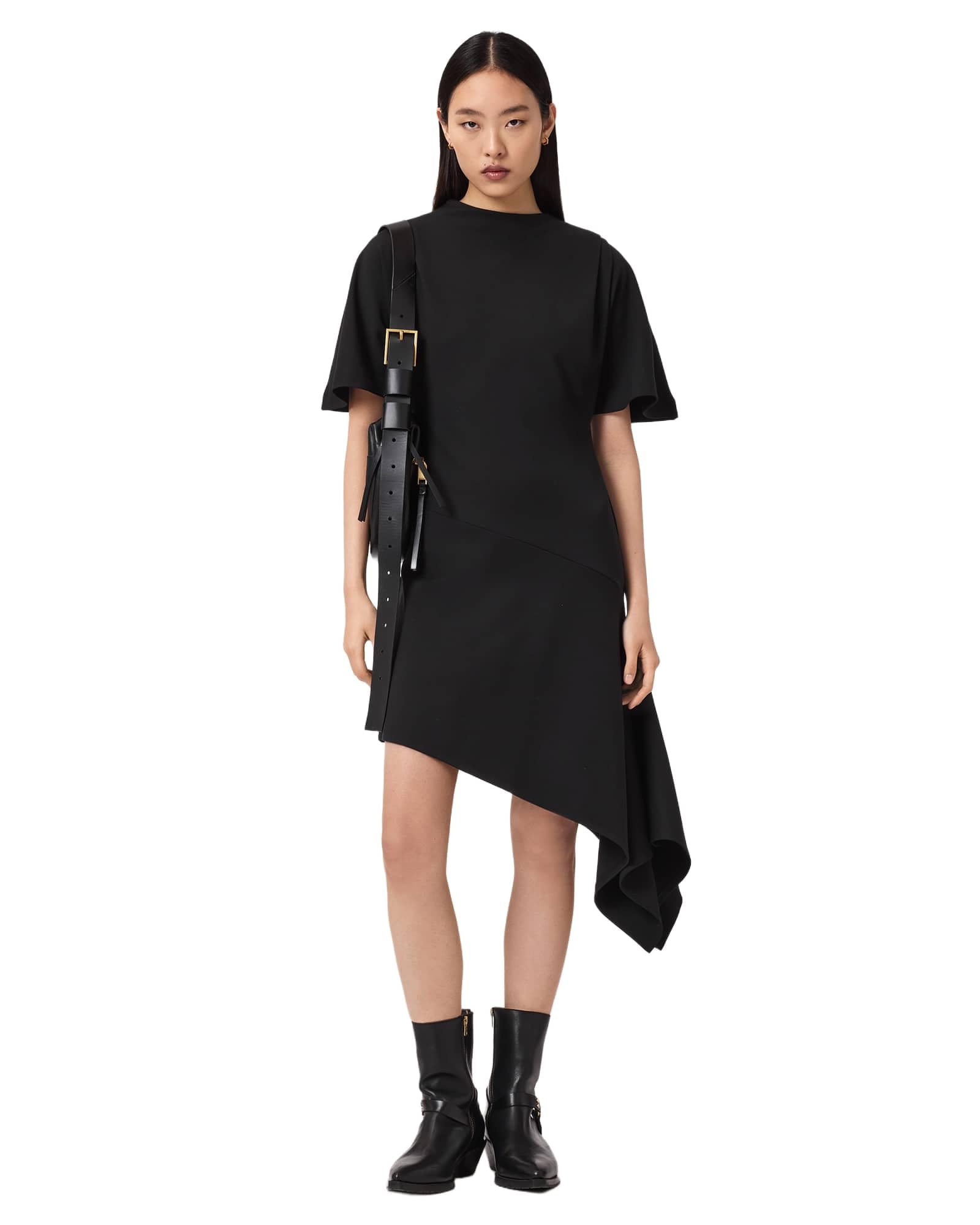 Allsaints Mini Abito Rosa sopra Il Ginocchio da Donna