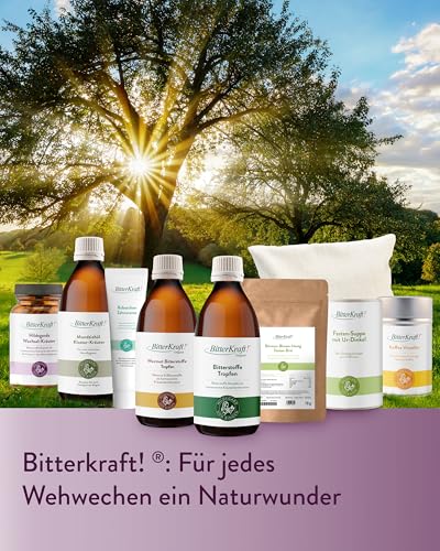 BitterKraft! Wechseljahre-Kapseln 90 Stk – mit Yamswurzel, Rotklee & Baldrian, Eisen, Vitamin B6 B12, Calcium, Folsäure – ohne Zusatzstoffe – natürliche Balance –100% Natur – Vegan - Made in Germany