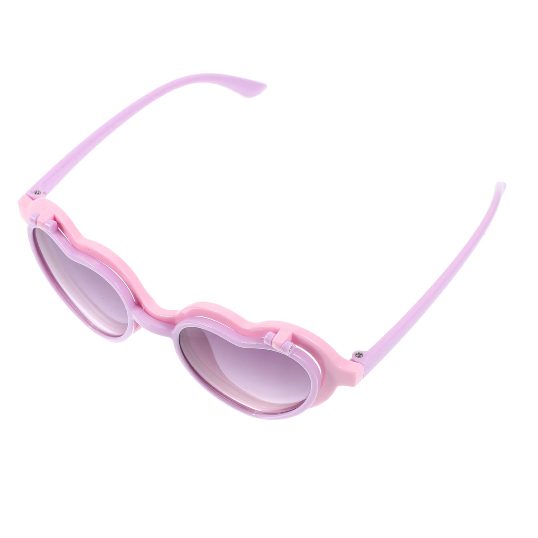 Homoyoyo Charming Boys and Girls Sunglasses Heart Shaped Sunglasses Sturdy Frame for Boys Girls