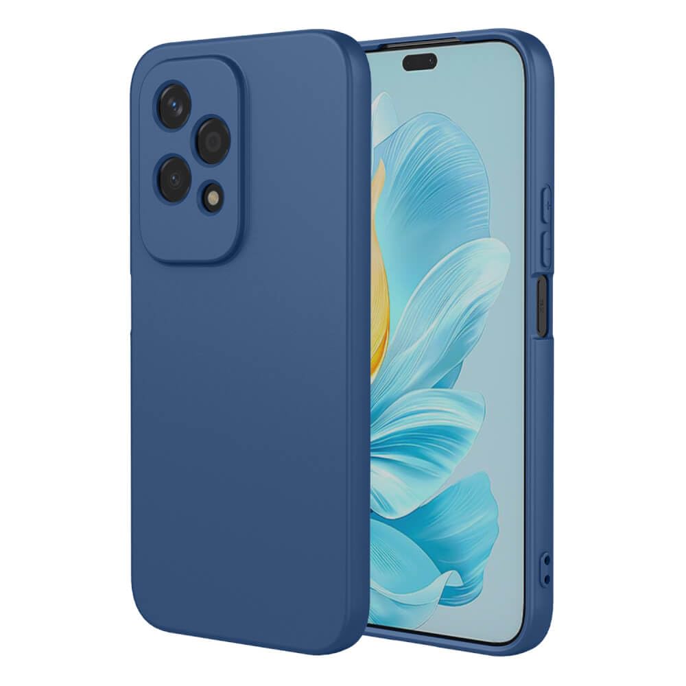 EMODIL Case for Honor 200 Lite - Blue Slim Fit Soft Back TPU Cover, Flexible Silicone Matte (Blue) Honor 200 Lite Blue