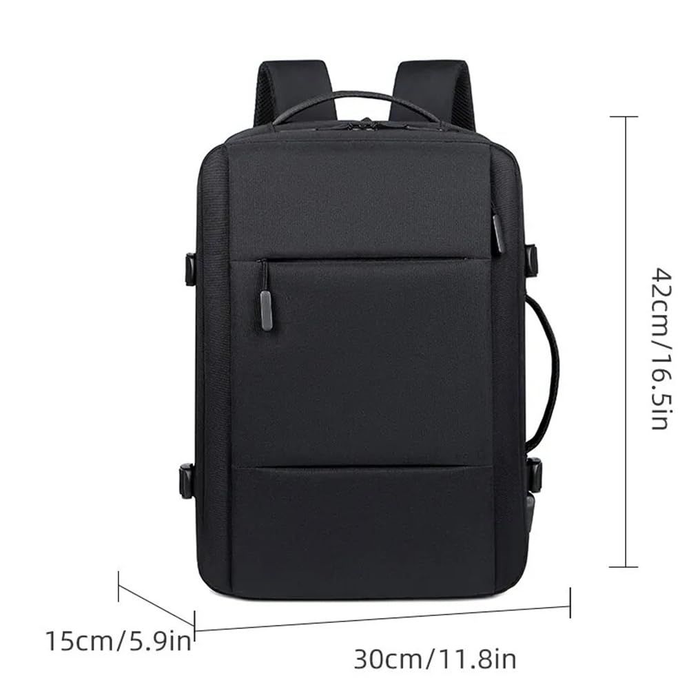Borsa Reflex Zaino DSLR classico da uomo, borsa for fotocamera lavoro, scuola, USB espandibile, grande capacità, zaino viaggio alla moda impermeabile(Noir)