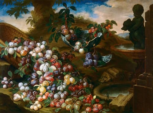 Lienzo de 60x90cm Prugne di Bartolomeo para renovar la decoración del dormitorio de forma fácil