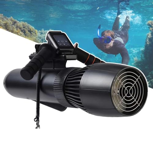 Propulsores De Natación para Buceo, Scooter Eléctrico Subacuático, Set De Hélice Subacuática para Deportes Acuáticos, Buceo, Snorkel y Aventuras Marinas,500W-10000mAh