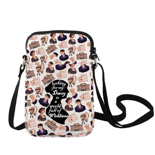LEVLO Prejudice Crossbody Bag Darcy Fans Gift Looking For My Darcy In a World Full Of Wickhams Prejudice Shoulder Bag