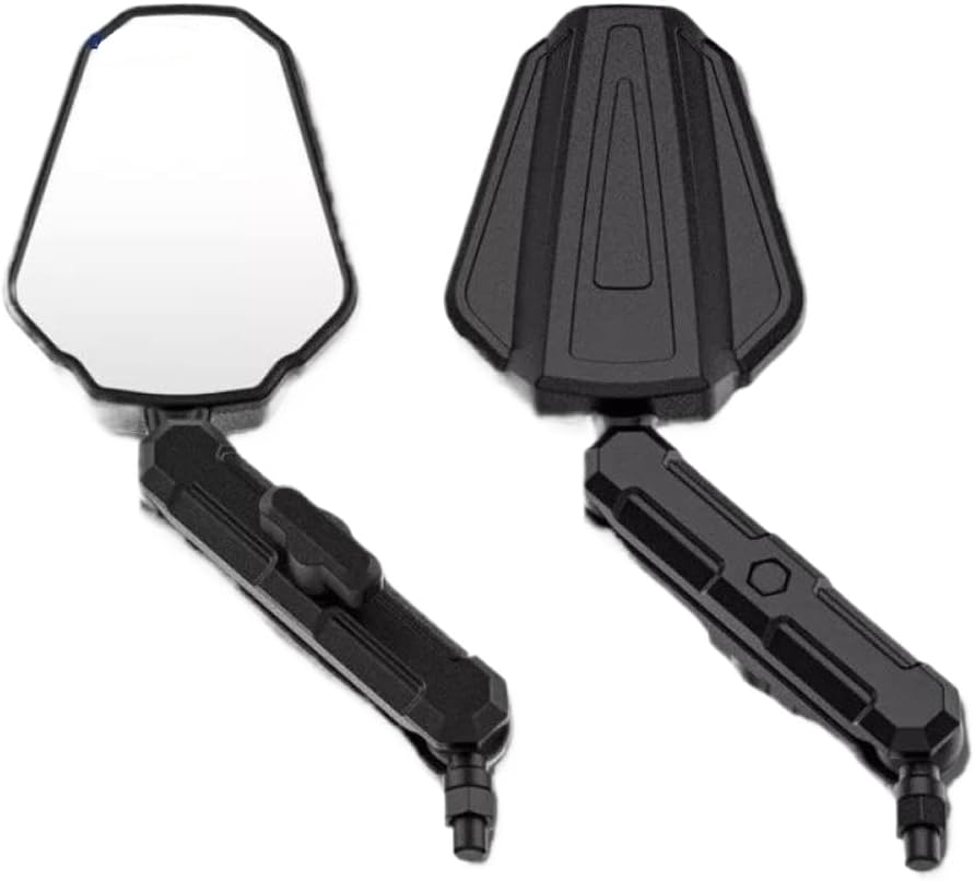 Motorcycle Mirror 1 Pair Left Right Universal Adventure Ball-Head ATV Rear View Compatible With(RH)