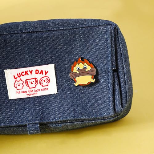 Image of Cute Enamel Pins Cartoon Lapel Pin Brooch Badge for Backpack Jackets Funny Tiger Pins for Gift Anime Enamel Pin for Clothing Hat Decoration