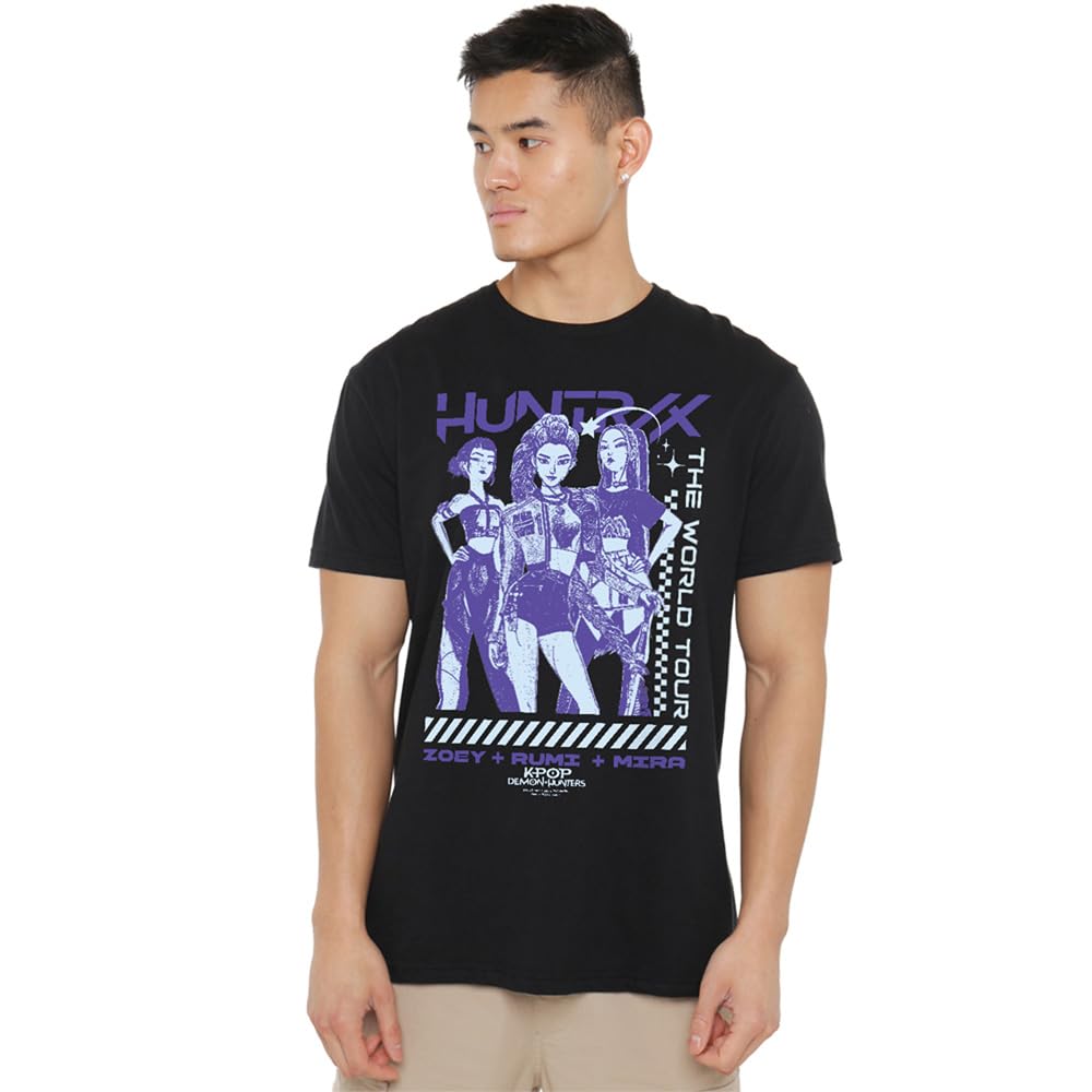 Netflix Kpop Demon Hunters T-Shirt - Black - XL