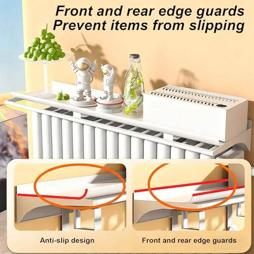 Cache-radiateur mural sans perçage pour salon élégant et sans travaux - 3