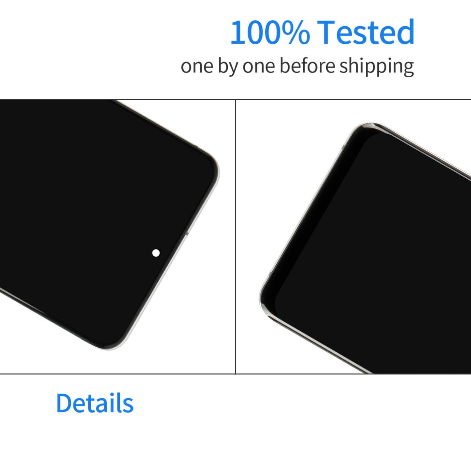 Annadue Schermo Di Ricambio Per Samsung S20 Ultra SM-G988B/DS - Display OLED 6,9 Pollici Con Kit Riparazione - Touch 3D Sensibile