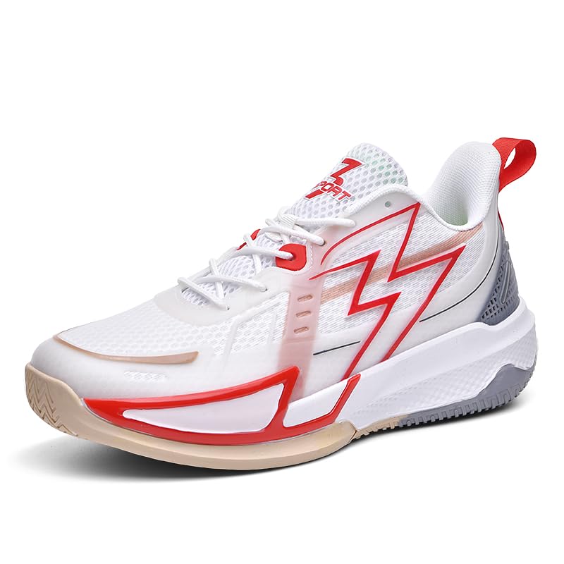 Image of Women Basketball Shoes Fashion Sneakers Comfortable Unisex Athletic Lightweight Non Slip Outdoor Sport Volleyball Shoes