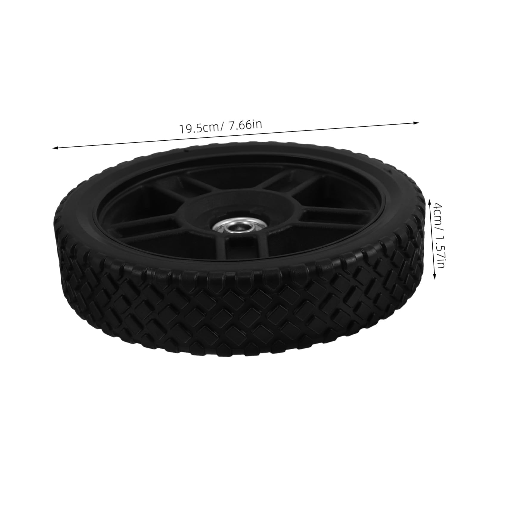 YARNOW Ruedas de Cortacésped de Ruedas de Reemplazo de Alta Carga para Herramientas de Jardín para Equipos Exteriores Instalación Rápida y Versatilidad