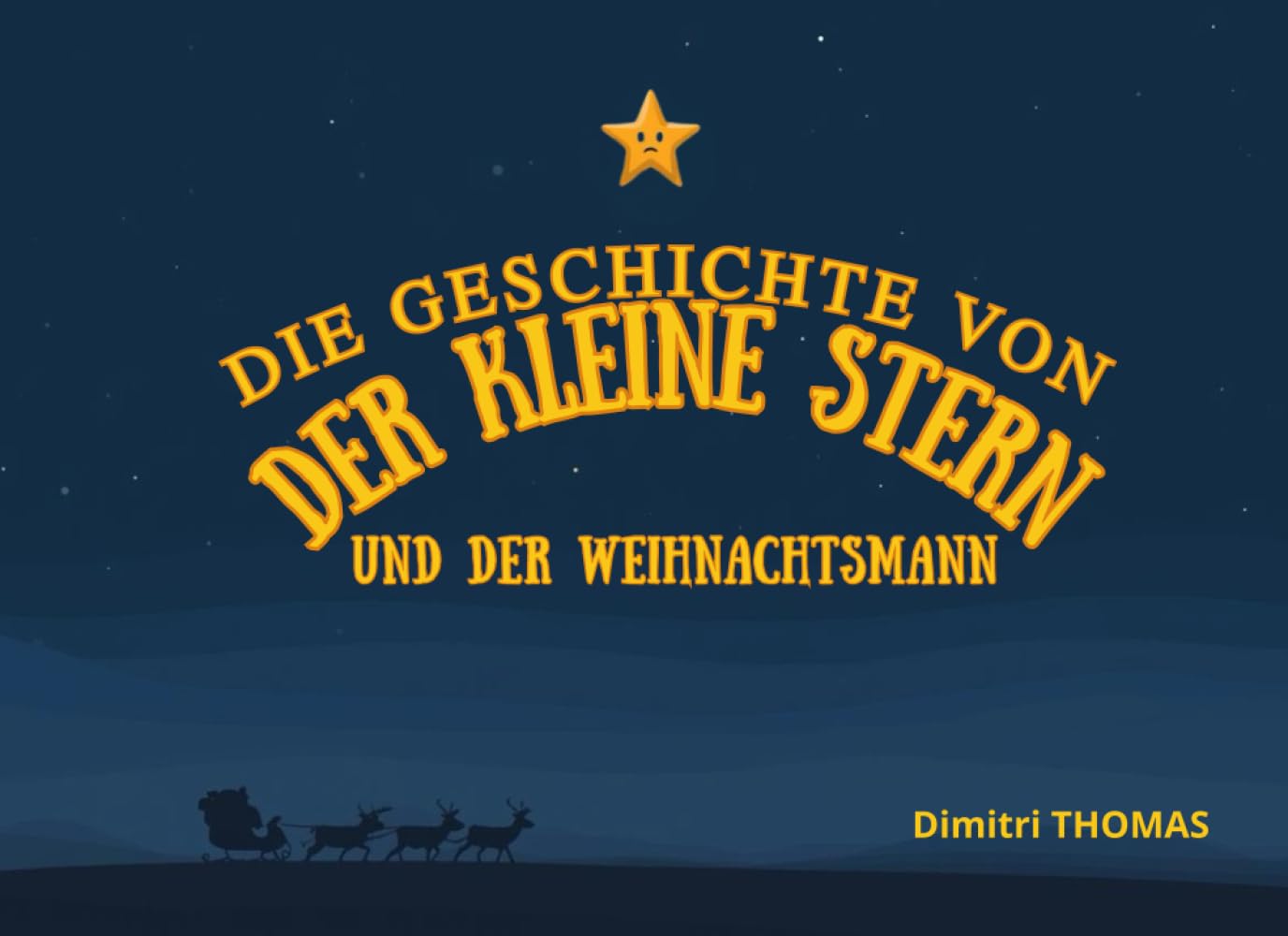 Die geschichte von Der kleine Stern und der Weihnachtsmann