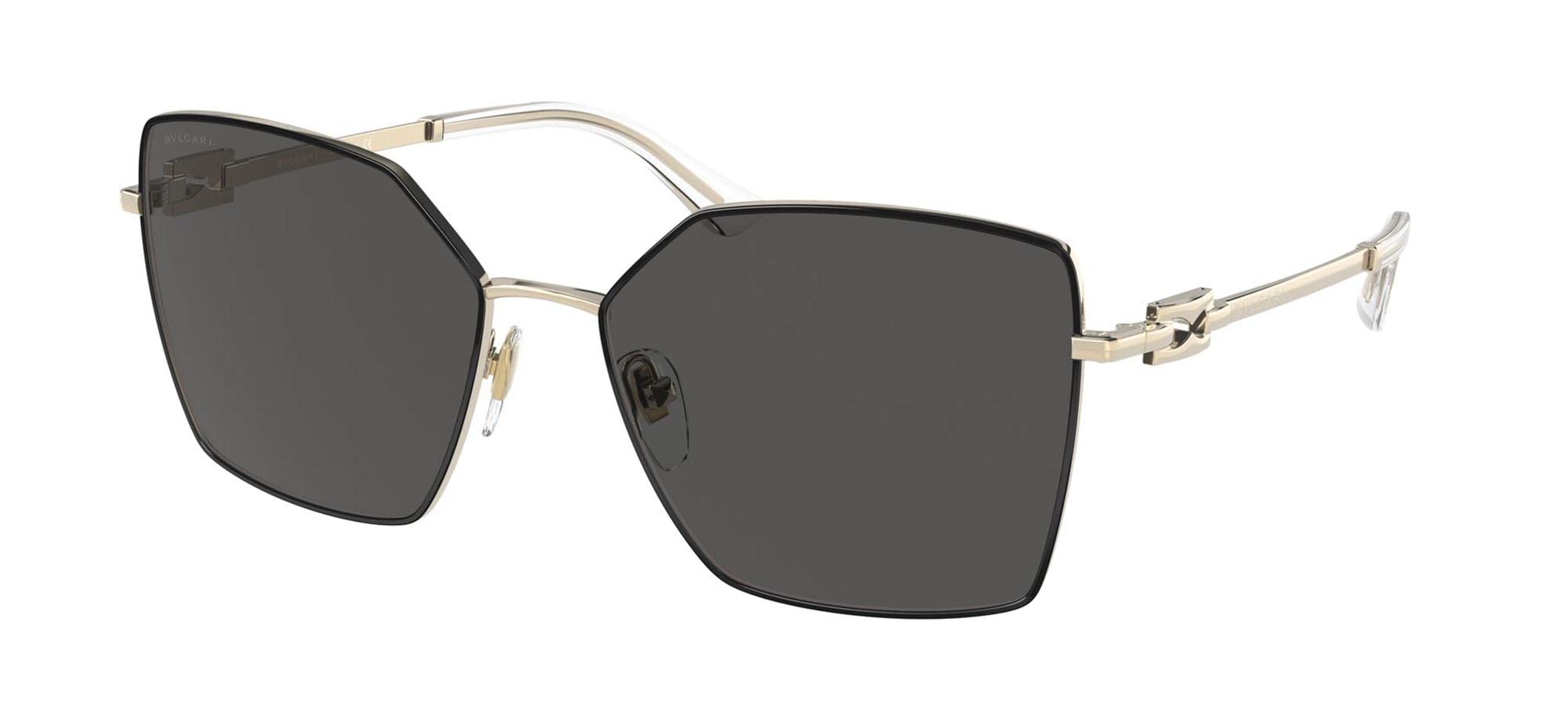 BvlgariWomen's 202387 Pentagonal Sunglasses, BV6175, 56/16/140mm