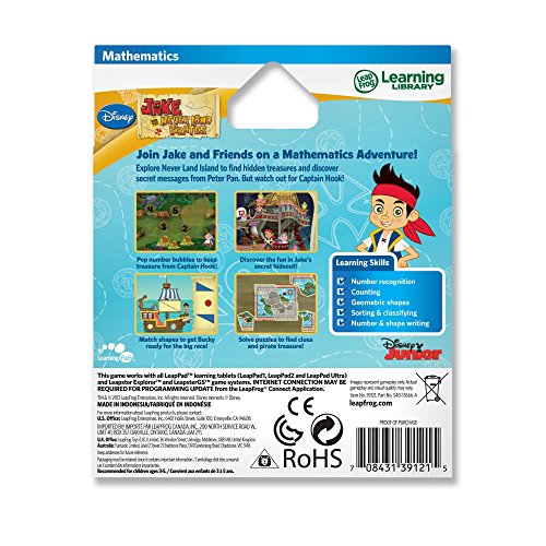 Leap Frog 80-39121E Leapfrog Disney Junior Jake And The Never Land Pirates Learning Game thumb #2