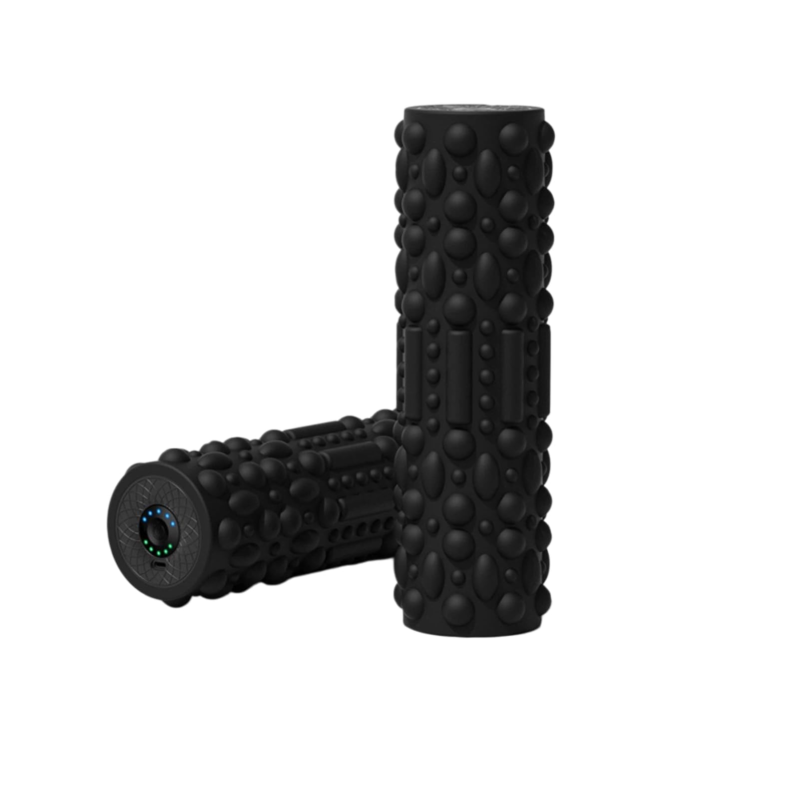 Faszienball Wiederaufladbare 5-Getriebe Vibrierende Erdnussmassage Ball, Tiefgewebe Rolle Für Hals Rücken Bein Yoga Erholung-Black-Roller