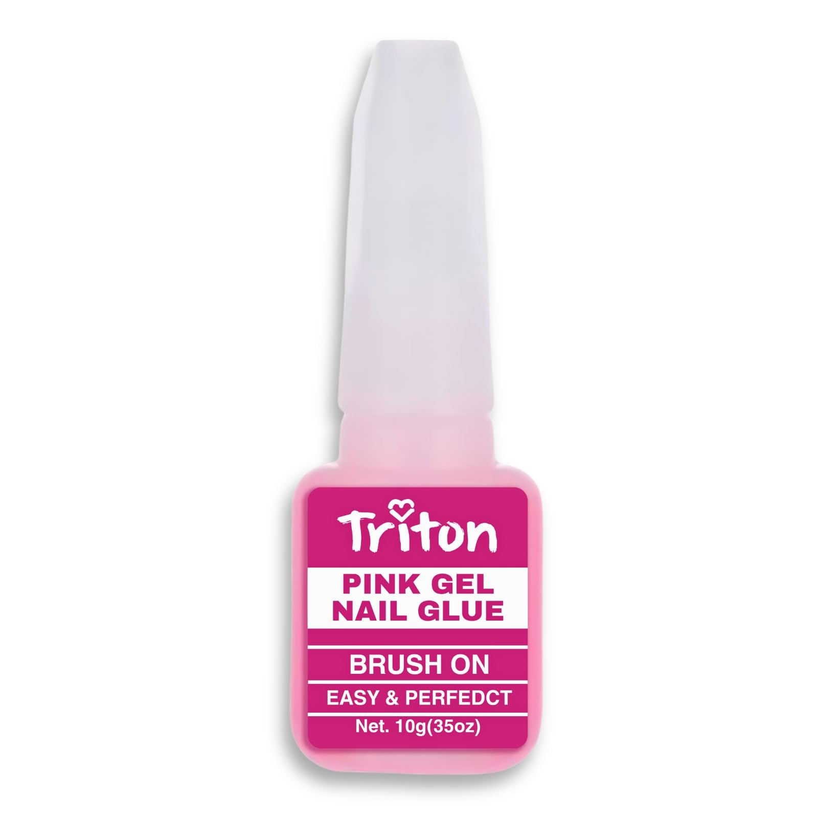 TRITON Professional Ultra Quick Brush On Glue for Acrylic Artificial Press On Nails for Nail Art Accessories Decoration Home Travel Beauty Salon 10g