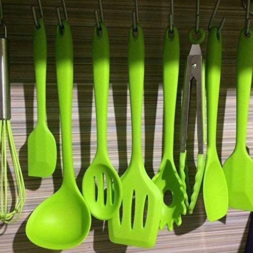 SKUZA Küchenutensilien-Set, 10-teiliges Küchenutensilien-Silikon, hitzebeständige Küchen-Kochutensilien, Antihaft-Backwerkzeug, Kochwerkzeug-Sets