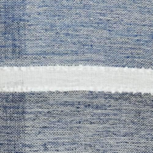 Miniatura 2 de Lush Decor Par de paneles de cortinas transparentes con ojales y textura azul marino (84 x 38 pulgadas)