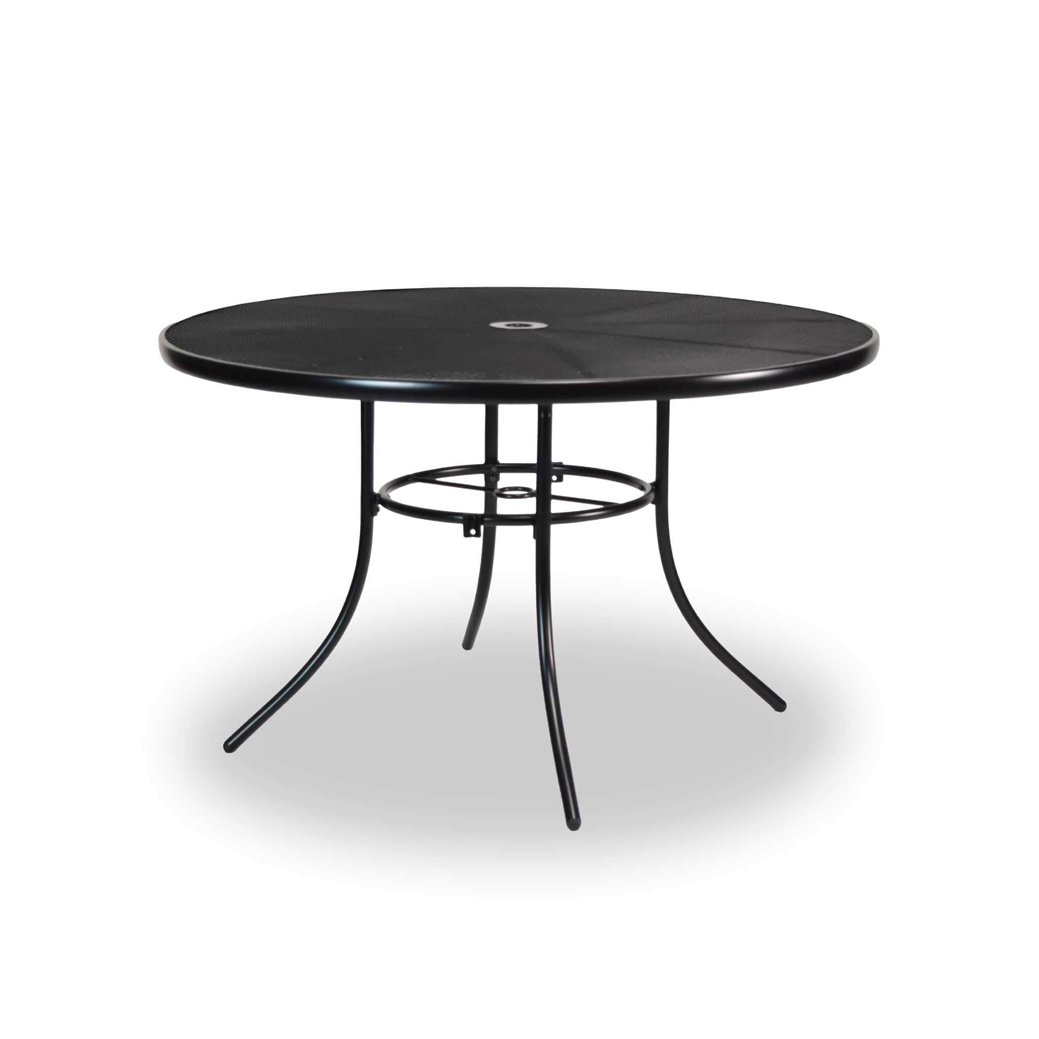 Wabash Valley 48” Round Patio Table - Seats 2-4 People | Stylish Steel Mesh Pattern | Extremely Durable | Lifetime Outdoor Use | Withstands All