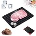 Auftauplatte, HICOO Auftauplatten mit 4 Silikonschutzkissen, Aluminium-Abtautafel für Fleisch und Tiefkühlkost, Natürliches Auftauen