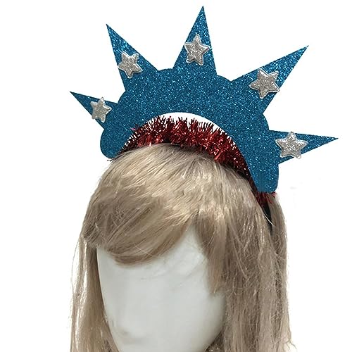 Huifacai 6EE106981-BL_JOKER717 4Th Of July Headband Independence Day Headband Statue Of Liberty Headband Statue Of Liberty Crowns Headband Halocrown thumb #2