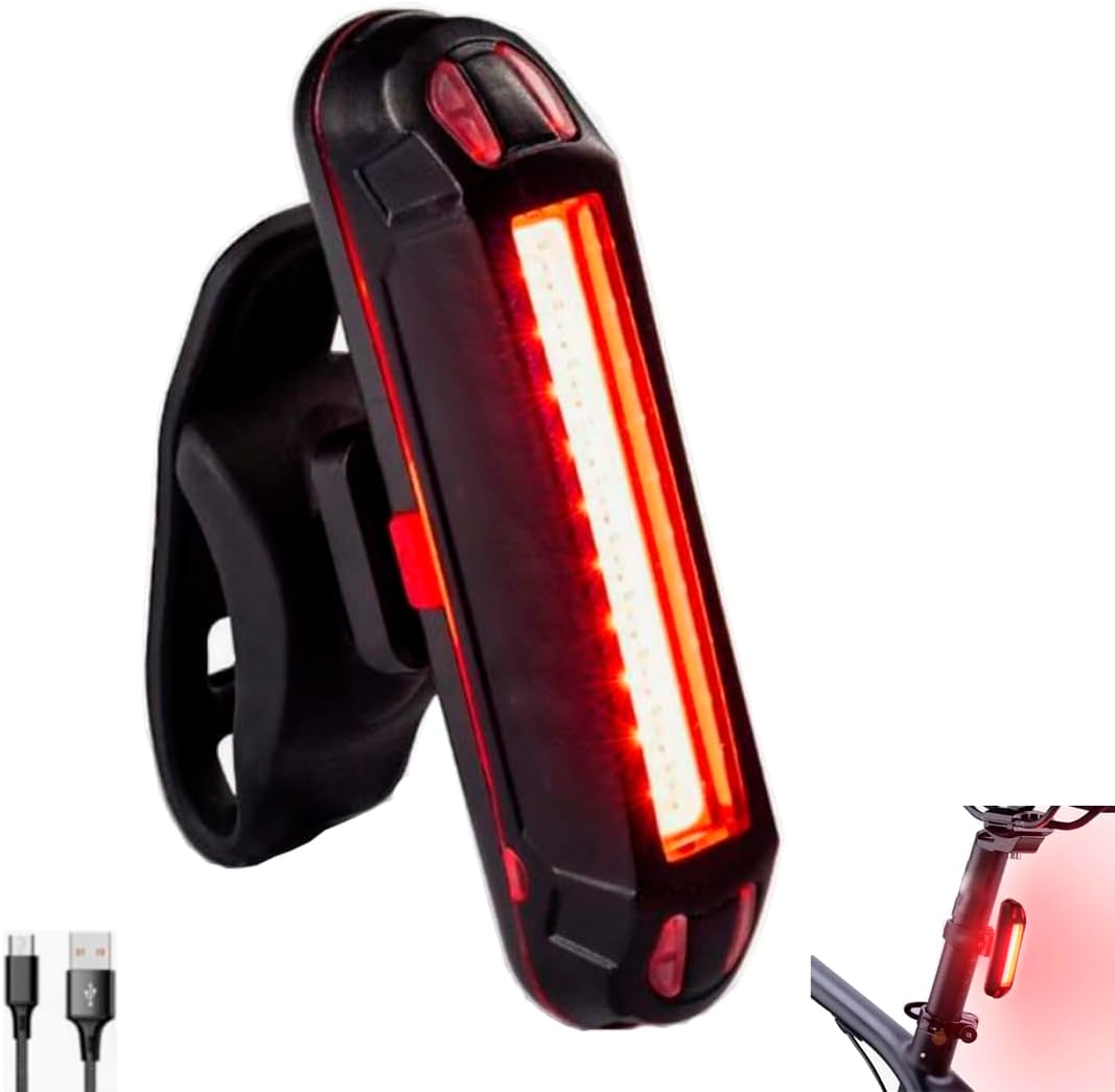 Lanterna traseira USB para bicicleta