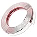 Modanatura cromata per auto 16 piedi, modanatura cromata larga 5/16" per carrozzeria porta finestra laterale antigraffio (autoadesiva) larghezza 8 mm
