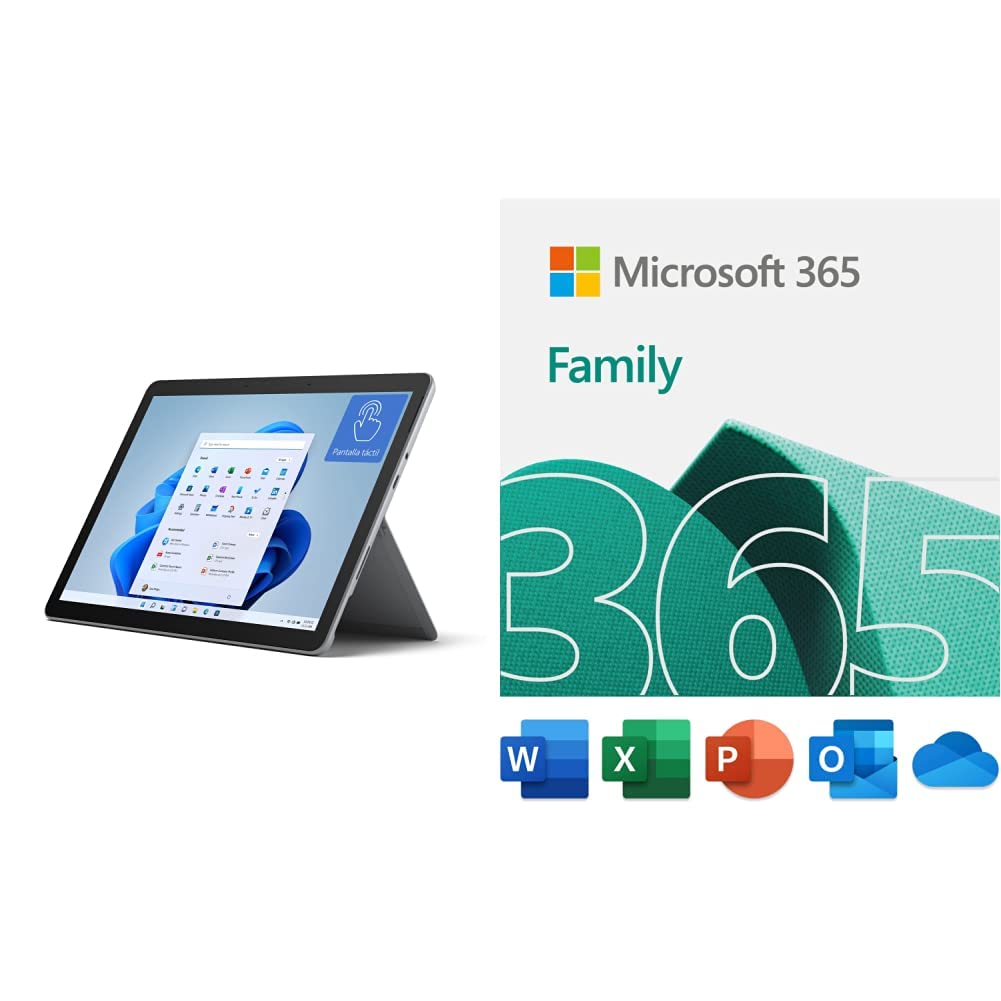 Microsoft Surface Go 3-10.5" Touchscreen - Intel® Pentium® Gold - 4GB Memory - 64GB eMMC - Platinum 