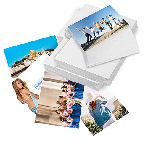 T6 500 Sheets 4x 6inch 4R High Glossy Photo Paper Waterproof Professional photographic Paper Works with Inkjet Printers 230gsm