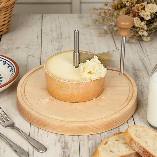 Rizador de queso con base de madera premium para un raspado gourmet de alta precisión 4