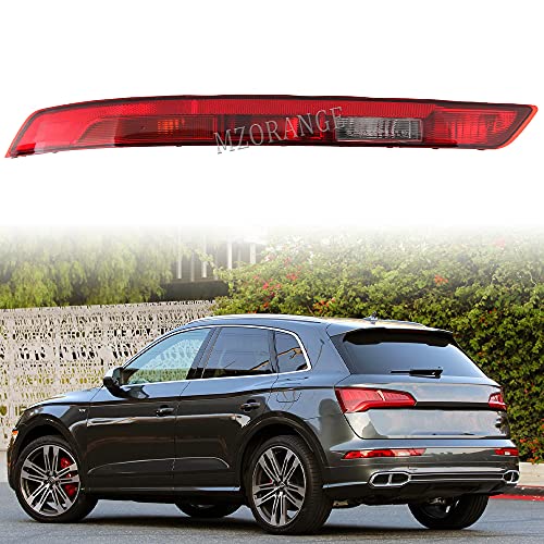 MZORANGE Rear Bumper Reflectors Light Stop Brake Lights 5 holds Fit For Audi Q5 2017 2018 2019 2020 (Left Driver Side)