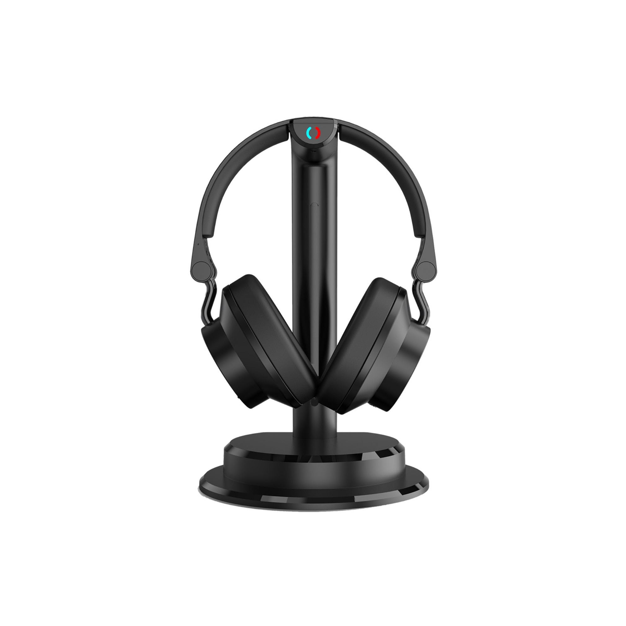 IRRADIO IR-SIGMA PLUS Wireless Headphones on charging stand