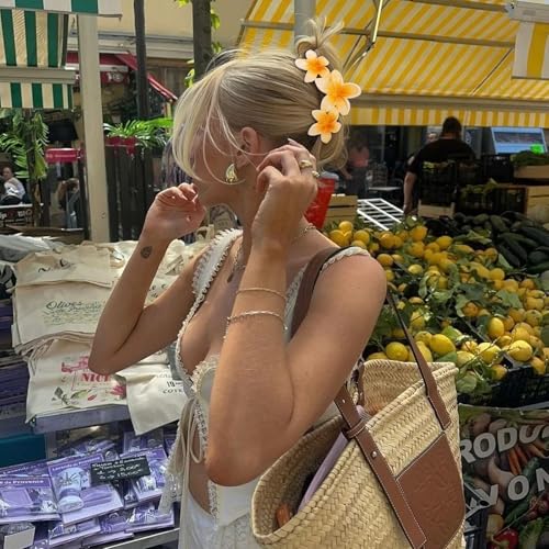 Pinzas para cabello flores 4 piezas para mujer miniatura 3