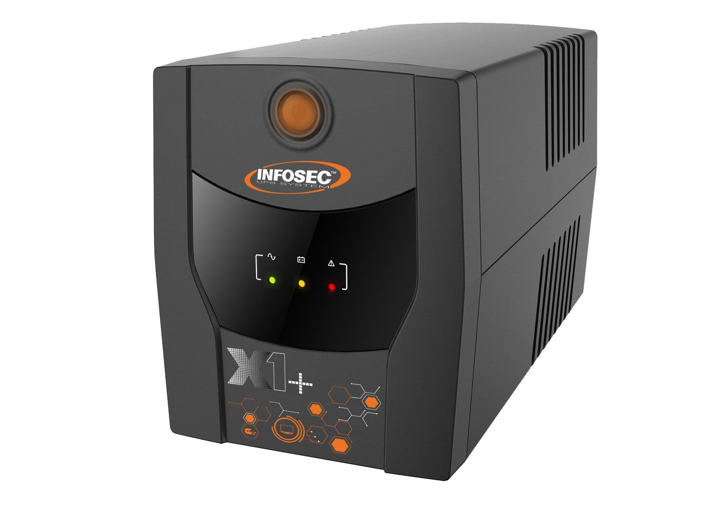 Infosec 661147 Gruppo Di Continuità Ups X1+ 1300VA 6 Prese Iec Line Interactive Nero - 4