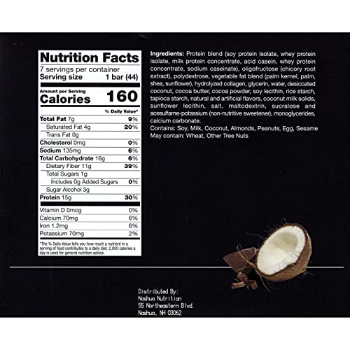 Barritas de proteína Proti-Thin Coconut Crunch 7 un. miniatura 2