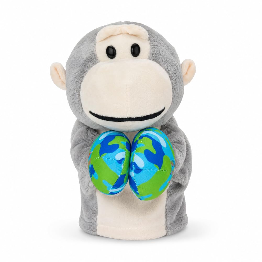 Kung Fu Huskys Boxing Puppet, Plush Shark Toy